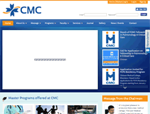 Tablet Screenshot of cmc.edu.np