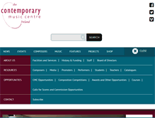Tablet Screenshot of cmc.ie
